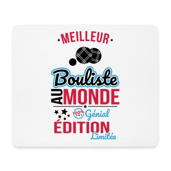 Best bowler in the world - 100% awesome - Mouse Pad (horizontal) - white - Front