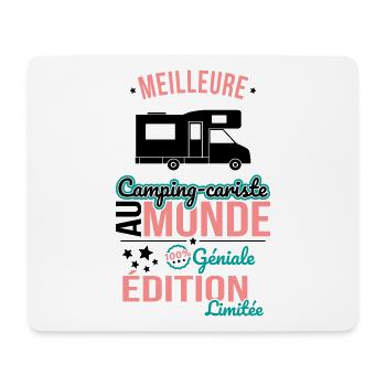 Best Motorhome Owner in the World - 100% Awesome - Mouse Pad (horizontal) - white - Front