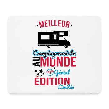 World's Best Motorhome Owner - 100% Awesome - Mouse Pad (horizontal) - white - Front