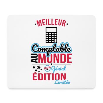 Der beste Buchhalter der Welt - 100% genial - Mousepad (Querformat) - Weiß - Vorne