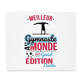 Best Gymnast in the World - 100% Awesome - Mouse Pad (horizontal) - white - Front