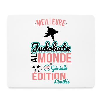 Best Judoka in the World - 100% Awesome - Mouse Pad (horizontal) - white - Front