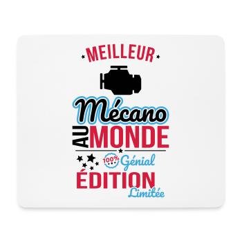 Der beste Mechaniker der Welt - 100% genial - Mousepad (Querformat) - Weiß - Vorne