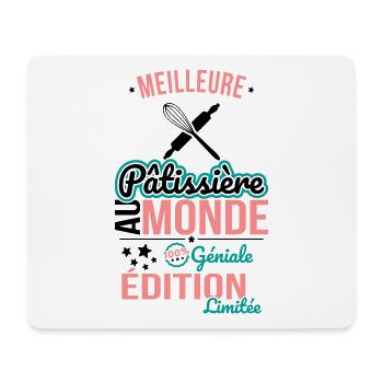 Best Pastry Chef in the World - 100% Awesome - Mouse Pad (horizontal) - white - Front