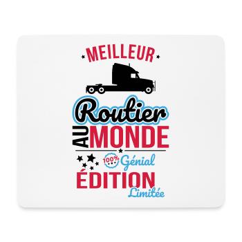 Der beste Lkw-Fahrer der Welt - 100% genial - Mousepad (Querformat) - Weiß - Vorne