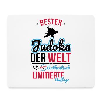 Best Judoka in the World - 100% Authentic - Mouse Pad (horizontal) - white - Front