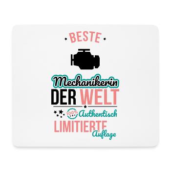 Meilleure femme mécanicienne au monde - 100 % authentique - Tapis de souris (format paysage) - blanc - Devant