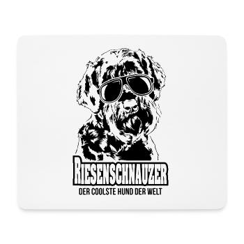 RIESENSCHNAUZER coolster Hund Hundespruch Wilsigns - Mousepad (Querformat) - Weiß - Vorne