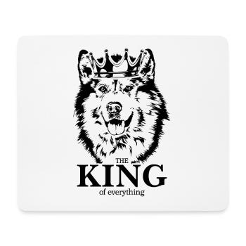 ALASKAN MALAMUTE Roi de tout Chiens Wilsigns - Tapis de souris (format paysage) - blanc - Devant