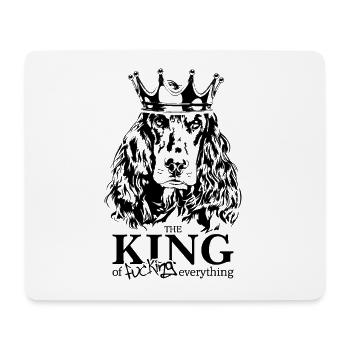 COCKER SPANIEL King Chien Disant Chiens Wilsigns - Tapis de souris (format paysage) - blanc - Devant