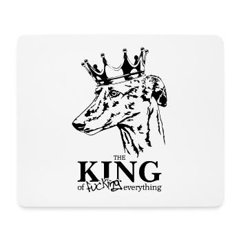 Galgo Espanol Roi de tout Chien Wilsigns - Tapis de souris (format paysage) - blanc - Devant