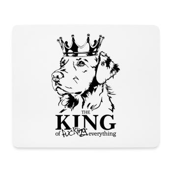 Golden Retriever King of everything Dog Wilsigns - Mouse Pad (horizontal) - white - Front