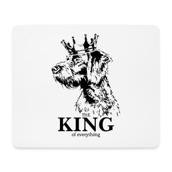GERMAN WIREHAIRED King of everything Dog Wilsigns - Mouse Pad (horizontal) - white - Front