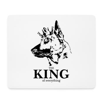 Malinois roi de tout dire chiens - Tapis de souris (format paysage) - blanc - Devant