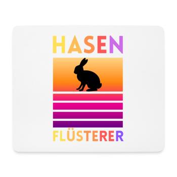 Bunny Whisperer - Mouse Pad (horizontal) - white - Front