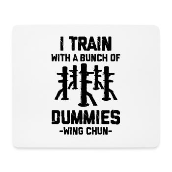 Wing Chun Humor Für Kampfsportler - Mousepad (Querformat) - Weiß - Vorne