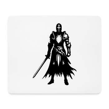 Knight with Sword - Mouse Pad (horizontal) - white - Front