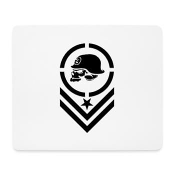 Totenkopf - Mousepad (Querformat) - Weiß - Vorne