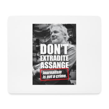 Don't Extradite Assange Journalism is Not a Crime - Mouse Pad (horizontal) - white - Front
