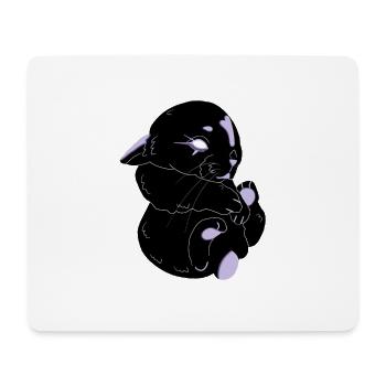 Pastel goth bunny - Mouse Pad (horizontal) - white - Front