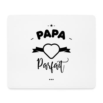 Papa parfait - - Tapis de souris (format paysage) - blanc - Devant
