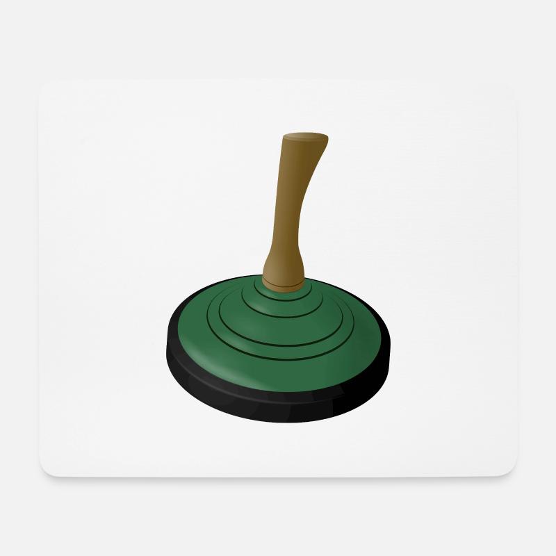 2025-EISSTOCK-grun - Mousepad (Querformat) - Weiß