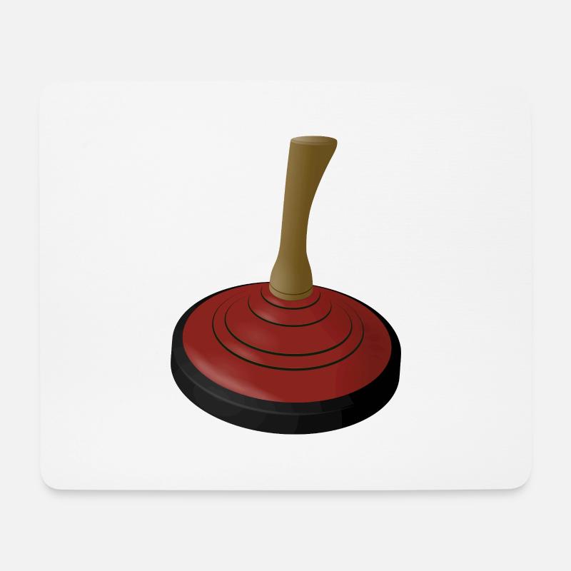 2025-EISSTOCK-rot - Mousepad (Querformat) - Weiß