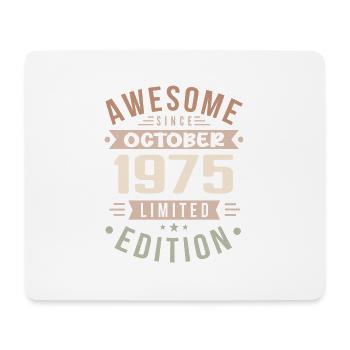 Legende Seit Oktober 1975 Geburtstag Oktober 1975 - Mousepad (Querformat) - Weiß - Vorne