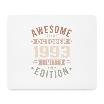 Legend Since October 1993 Birthday October 1993 - Mouse Pad (horizontal) - white - Front