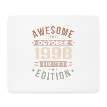Legend Since October 1998 Birthday October 1998 - Mouse Pad (horizontal) - white - Front