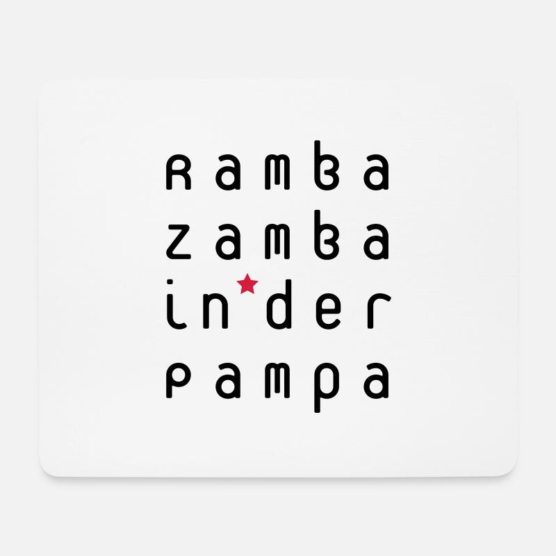 buerofraeulin-ramba-zamba - Mousepad (Querformat) - Weiß