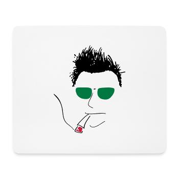 hipster_17 - Mousepad (Querformat) - Weiß - Vorne