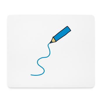 easy_drawing_3c - Mousepad (Querformat) - Weiß - Vorne