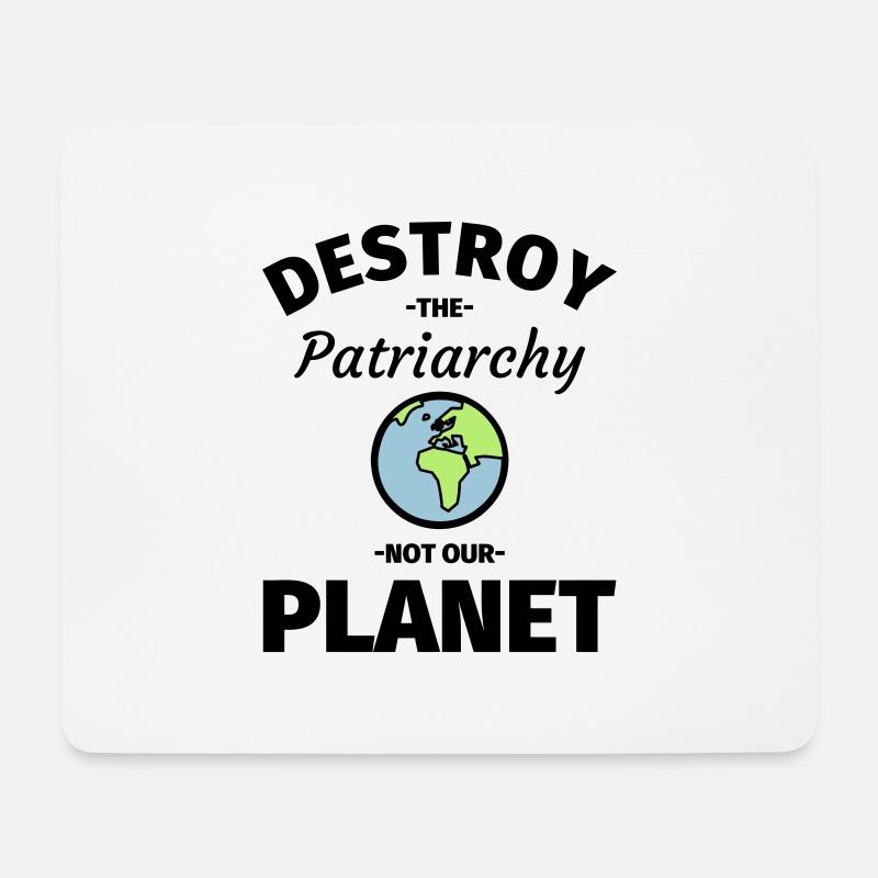 Feminismus Feministin - Mousepad (Querformat) - Weiß