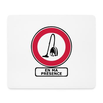 Vakuum verboten Präsenz - Mousepad (Querformat) - Weiß - Vorne