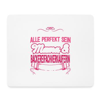 Bäckereifachverkäuferin Bäckerin Geschenk Mama - Mousepad (Querformat) - Weiß - Vorne