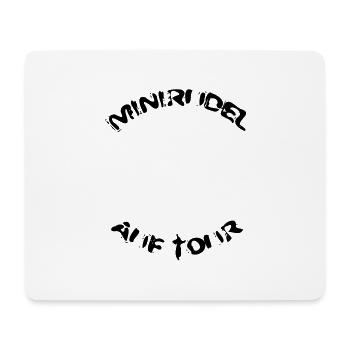minirudel_auf_tour - Mouse Pad (horizontal) - white - Front