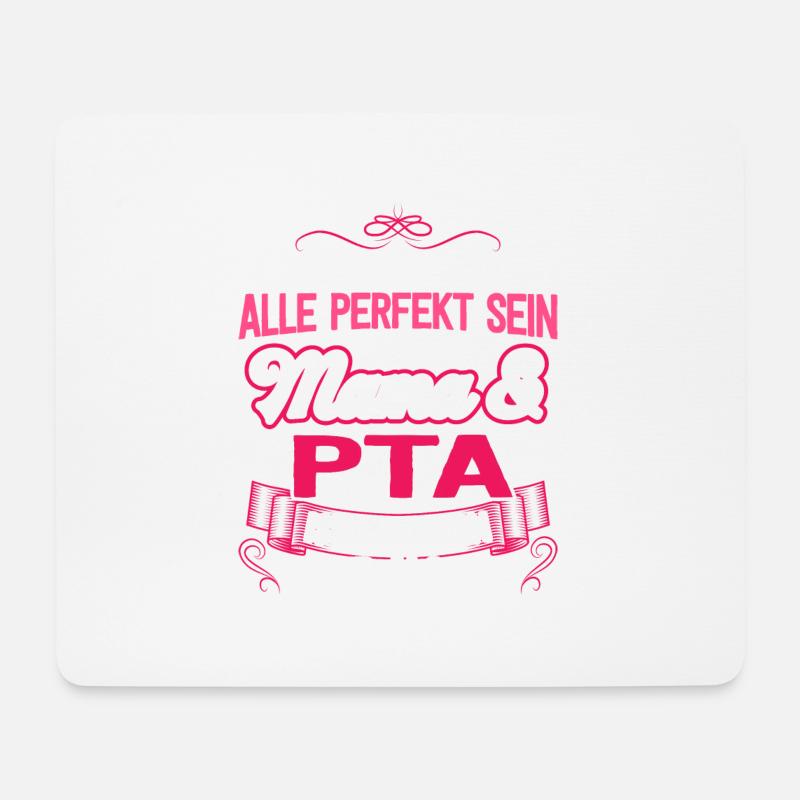 PTA - Mama - Mousepad (Querformat) - Weiß