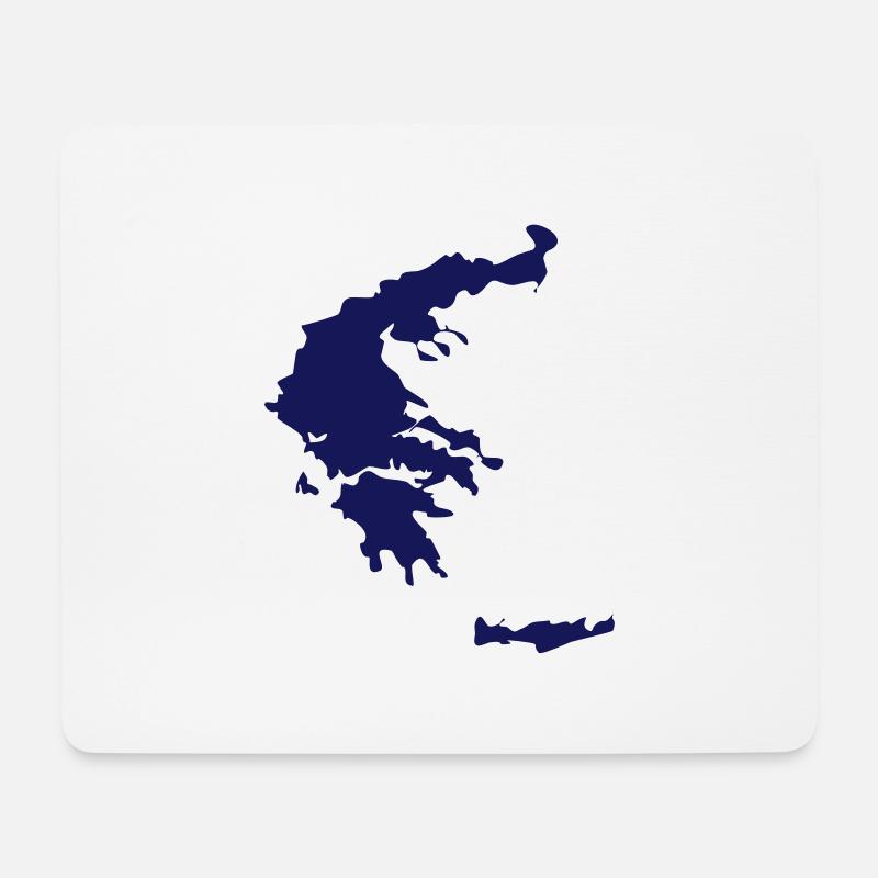 Griechenland - Mousepad (Querformat) - Weiß