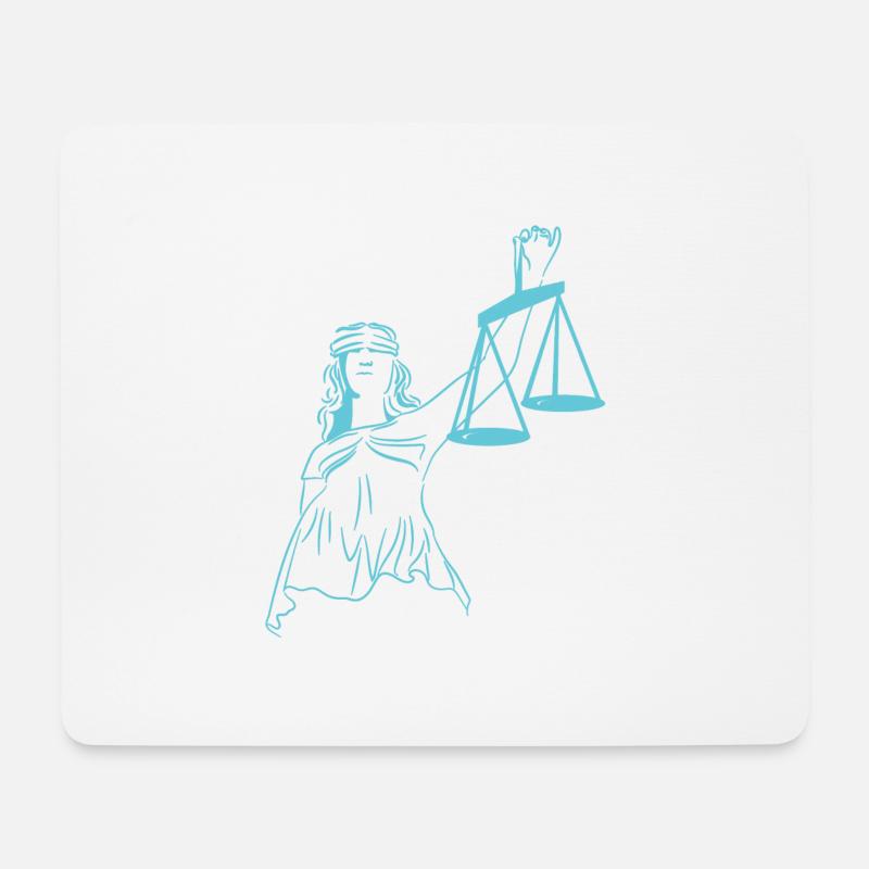 Justitia - Mouse Pad (horizontal) - white