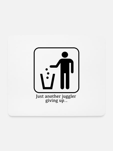 juggler - Mouse Pad (horizontal) - white