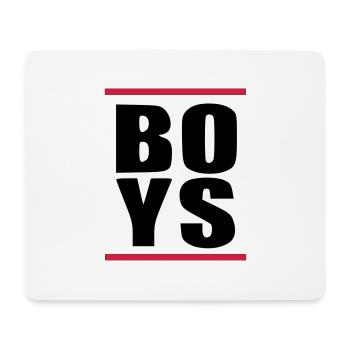 BOYS Party Jungs Gay Homo Schwul Feier Statement - Mousepad (Querformat) - Weiß - Vorne