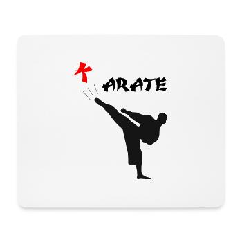 Karate - Mousepad (Querformat) - Weiß - Vorne