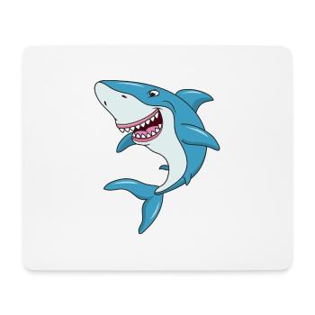 Haifisch Hai - Mousepad (Querformat) - Weiß - Vorne