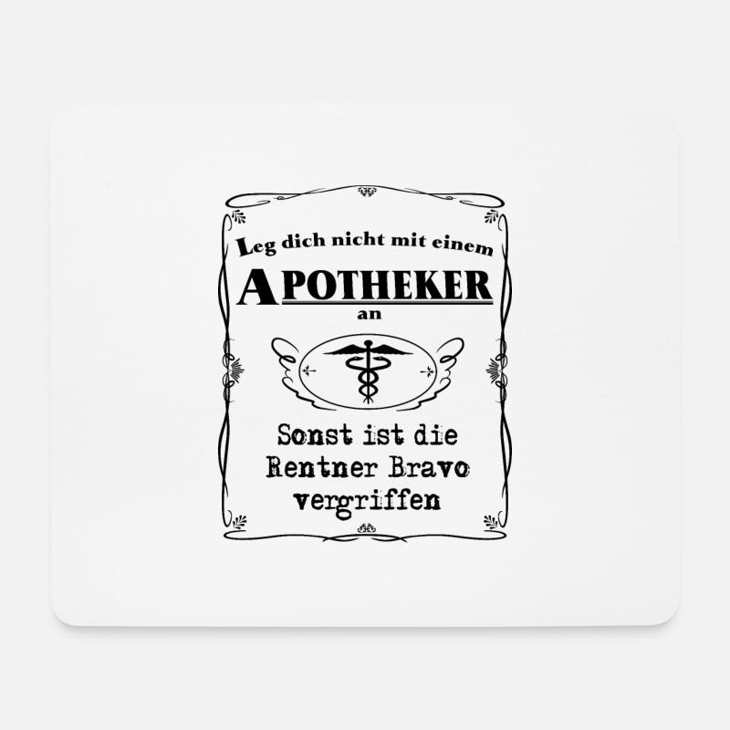 Apotheker - Mousepad (Querformat) - Weiß