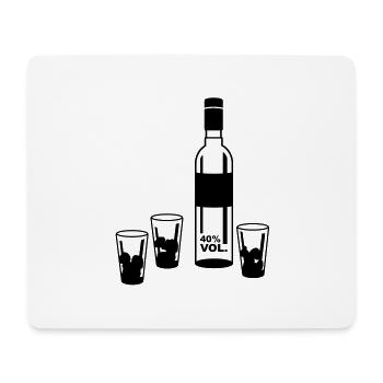 alkohol_f1 - Mousepad (Querformat) - Weiß - Vorne
