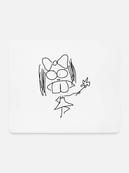 Zahnfee - Mousepad (Querformat) - Weiß