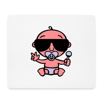 Cool Baby - Mouse Pad (horizontal) - white - Front
