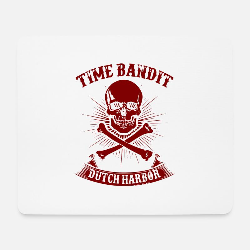 Time Bandit - Mouse Pad (horizontal) - white
