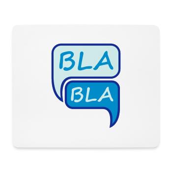 Bla Bla Design - Mouse Pad (horizontal) - white - Front